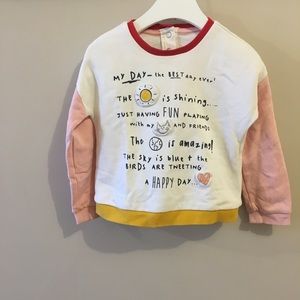 Toddler sweat top